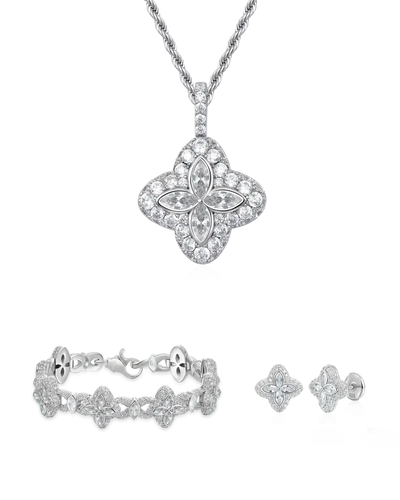 Lucky Ice Clover Set - White Diamond