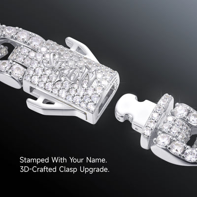 Round Cut Cuban Link Chain - 8mm