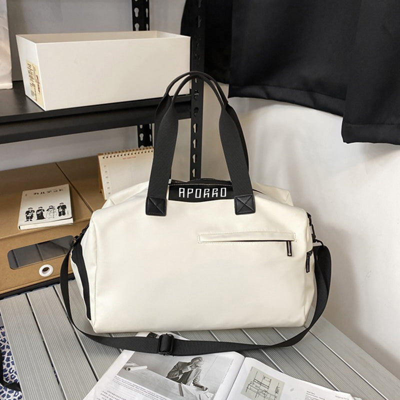 Water-resistant Sports Bag with Multiple Compartments and Adjustable S - APORRO