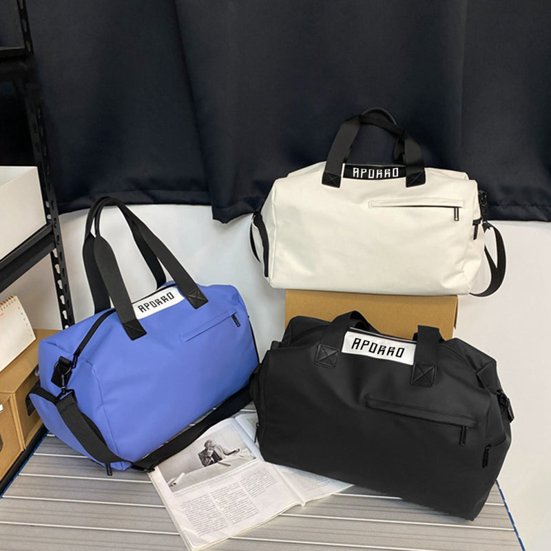Water-resistant Sports Bag with Multiple Compartments and Adjustable S - APORRO