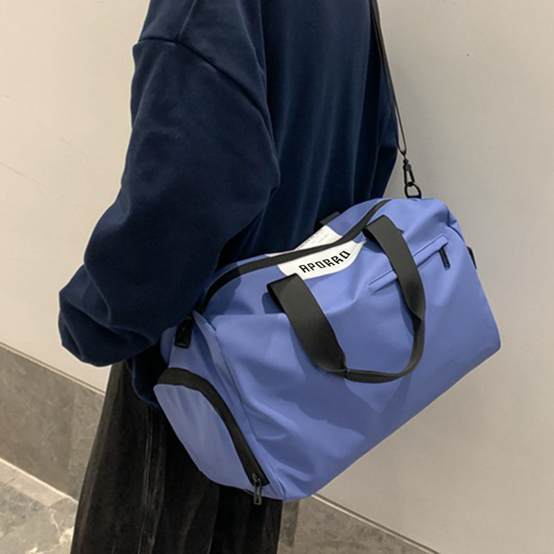 Water-resistant Sports Bag with Multiple Compartments and Adjustable S - APORRO