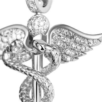 Staff of Hermes Pendant