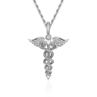 Staff of Hermes Pendant