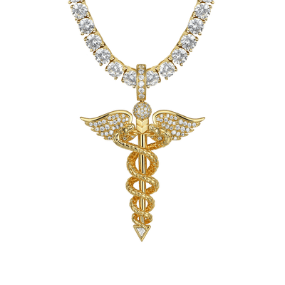 Staff of Hermes Pendant