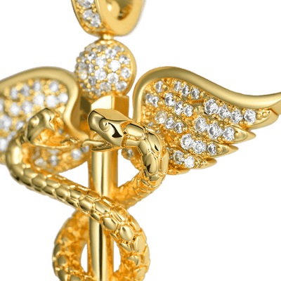 Staff of Hermes Pendant