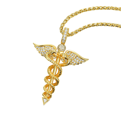 Staff of Hermes Pendant
