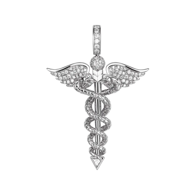 Staff of Hermes Pendant