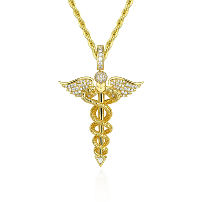 Staff of Hermes Pendant