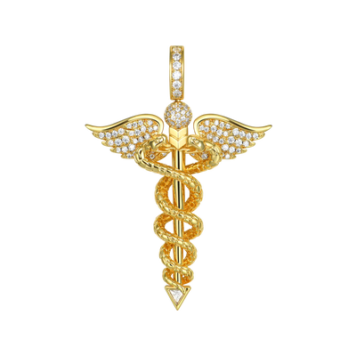 Staff of Hermes Pendant