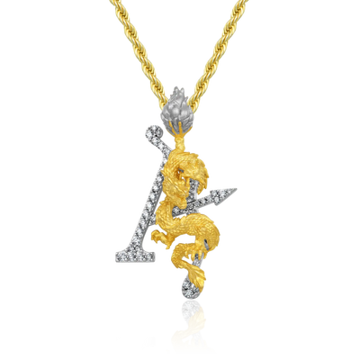 Medium Brass WONG Dragon Aporro A® Pendant