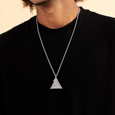 Moissanite Eye of Horus Micro Pendant