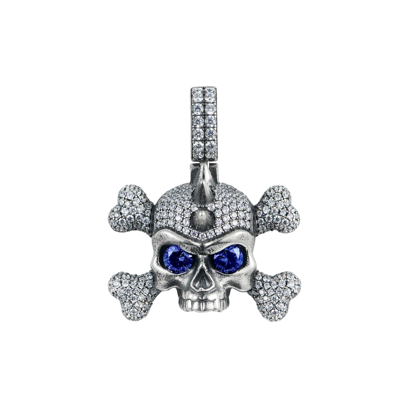 X Iced Skull Pendant - APORRO