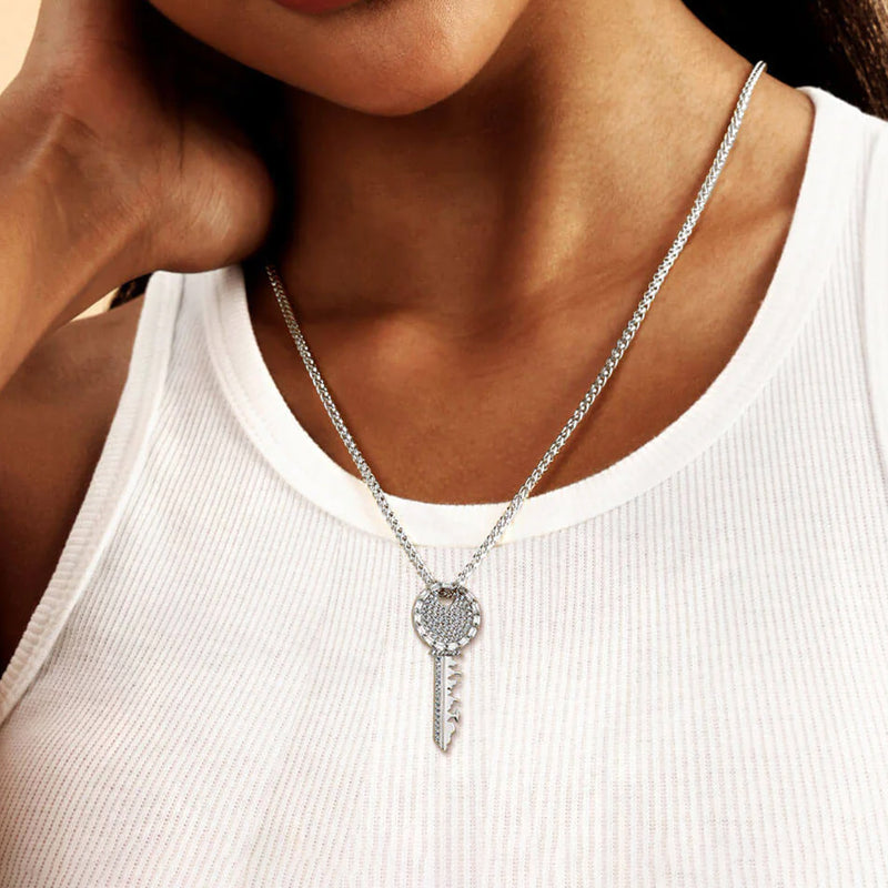 APORRO City Key Pendant – 925 Sterling Silver Pendants for Men& Women - APORRO