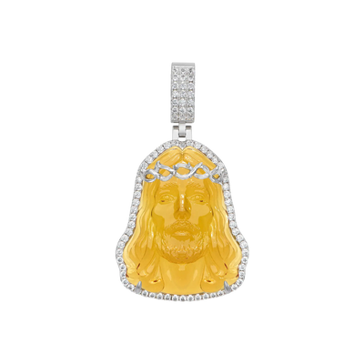 Arcenciel Gospel Jesus Pendant - Mustard Yellow