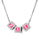Custom Iced Moissanite 3D Enamel Dice Pendant