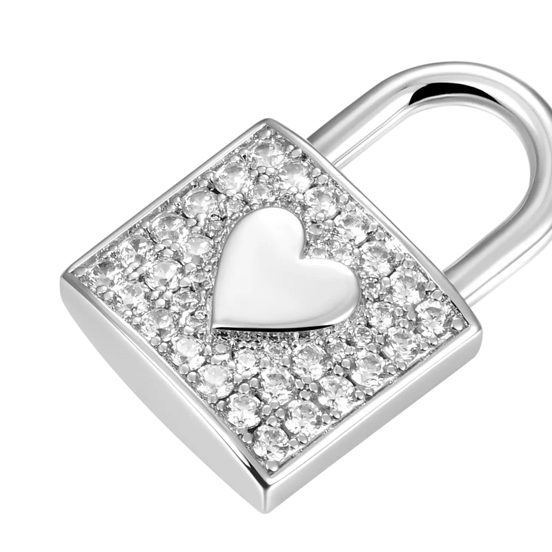 ESSENTIALS Heart Themed Lock Pendant - APORRO