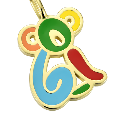 APORRO X COOGI Youth Colored Koala Enamel Pendant