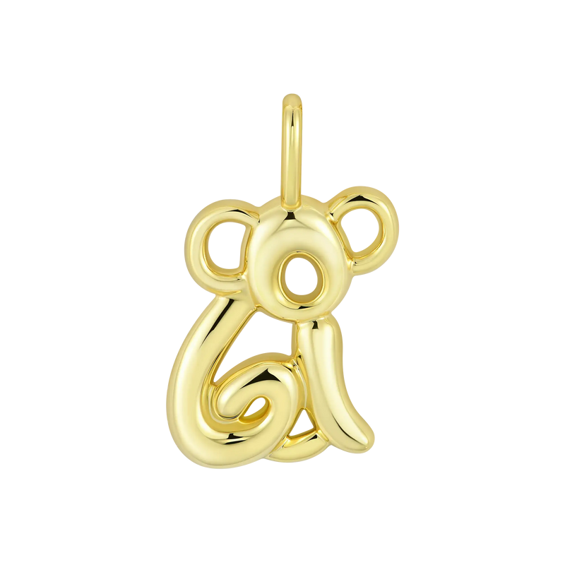 APORRO X COOGI Plain Gold Koala Pendant - APORRO