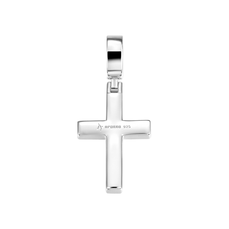 Moissanite Tennis Cross Pendant - APORRO
