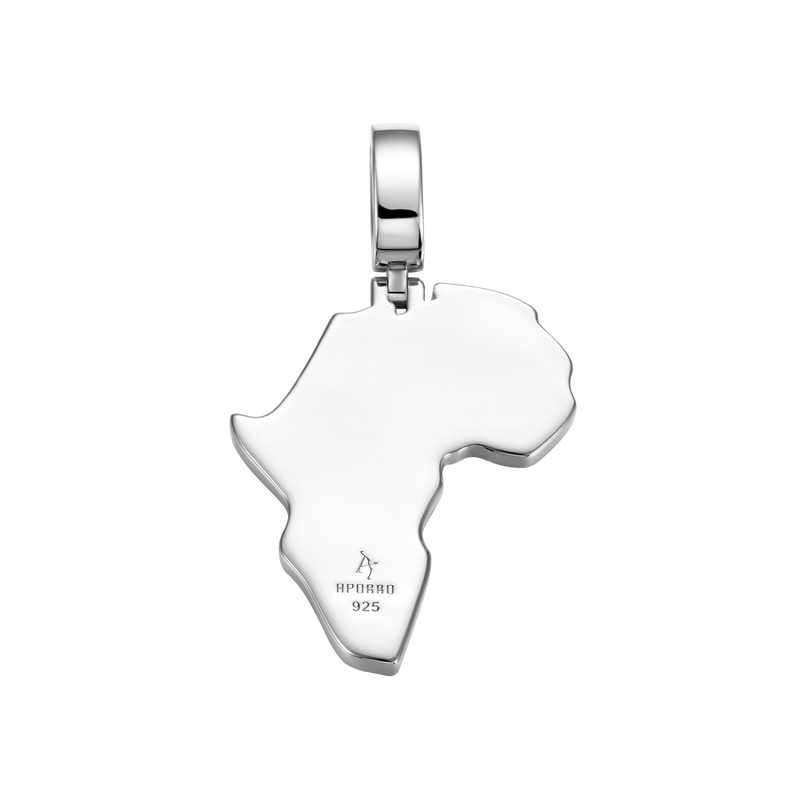 Moissanite Map of Africa Pendant - APORRO