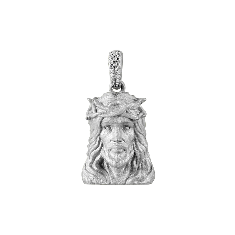 Frosted Jesus Pendant - Micro - APORRO