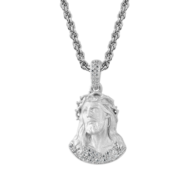 Moissanite Crucifix Pendant
