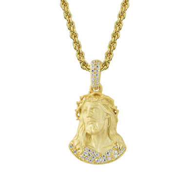 Moissanite Crucifix Pendant