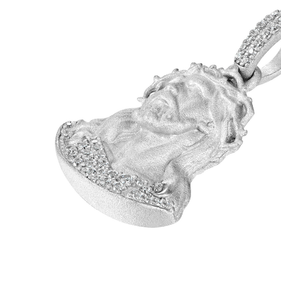 Moissanite Crucifix Pendant