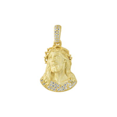 Moissanite Crucifix Pendant