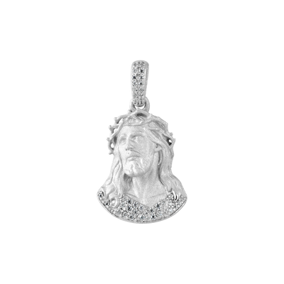 Moissanite Crucifix Pendant