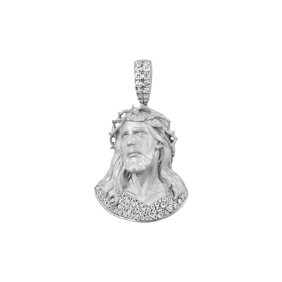 Moissanite Crucifix Pendant