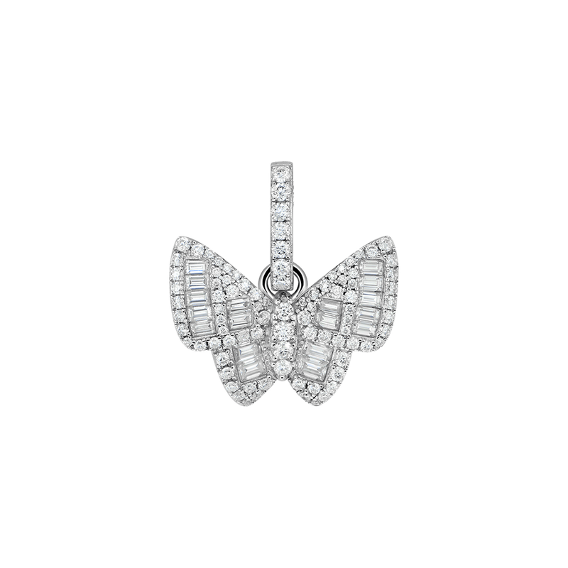 Moissanite Butterfly Pendant - APORRO