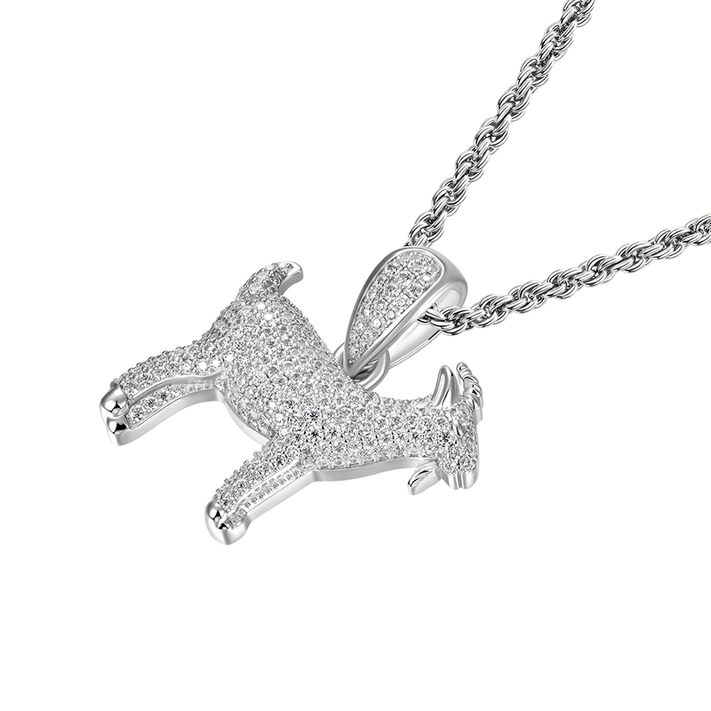 Moissanite G.O.A.T Pendant - APORRO