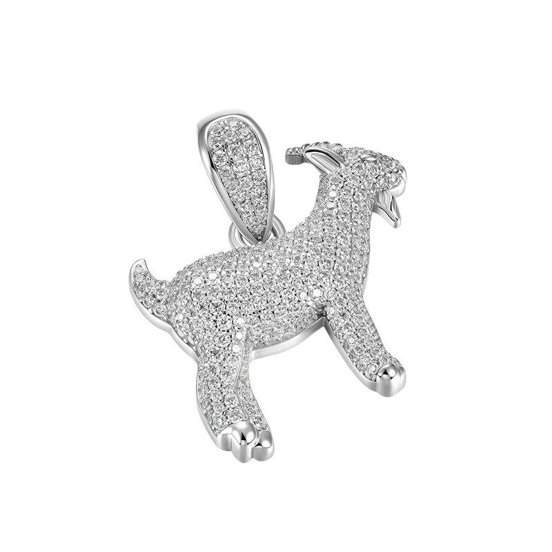 Moissanite G.O.A.T Pendant - APORRO