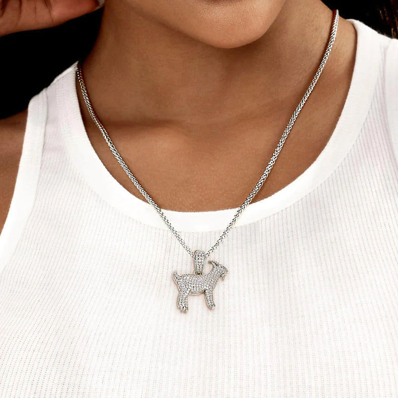 Moissanite G.O.A.T Pendant - APORRO