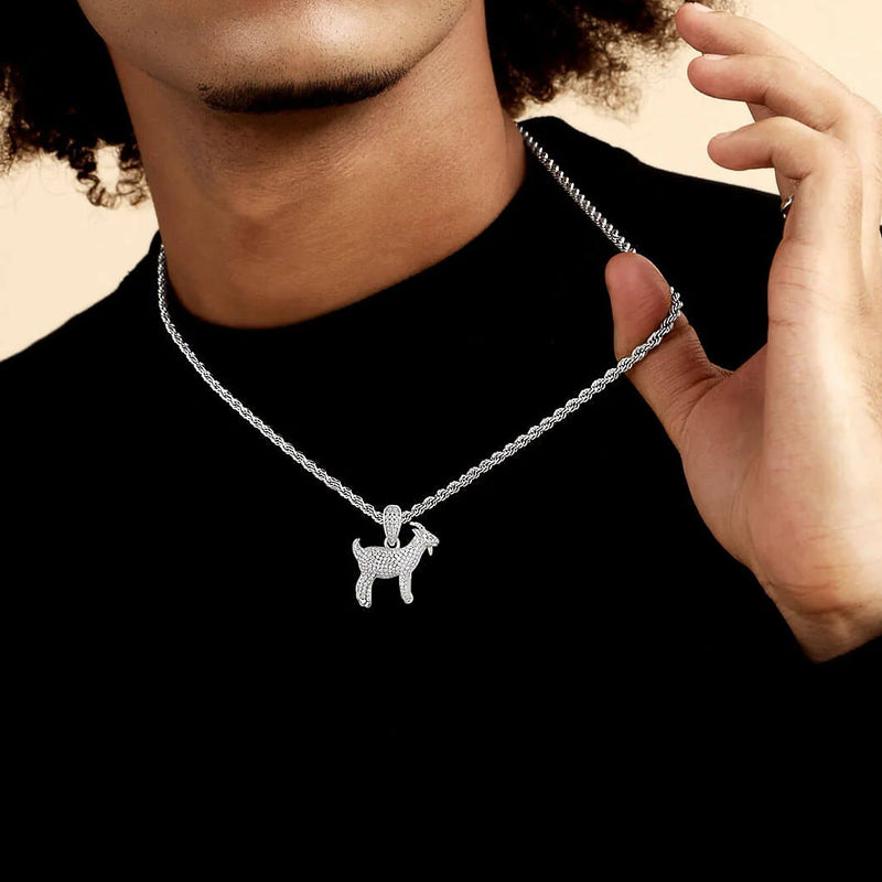 Moissanite G.O.A.T Pendant - APORRO