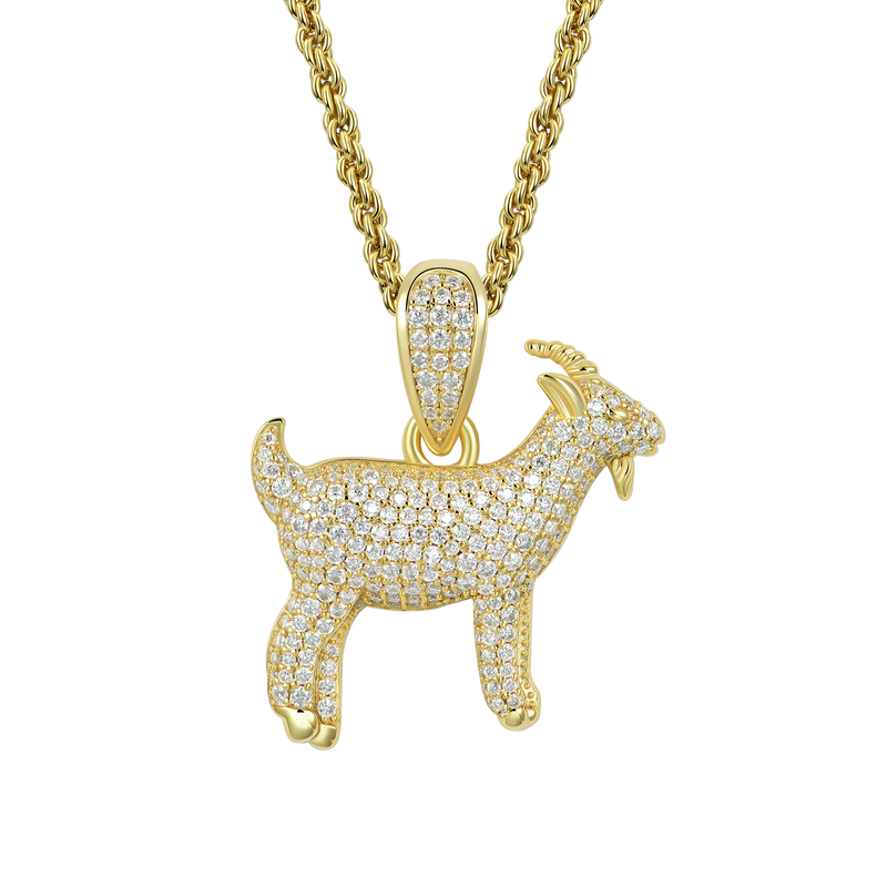 Moissanite G.O.A.T Pendant - APORRO