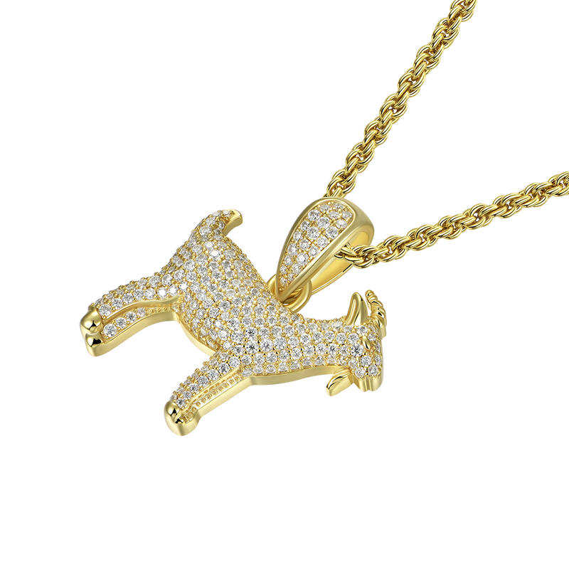 Moissanite G.O.A.T Pendant - APORRO