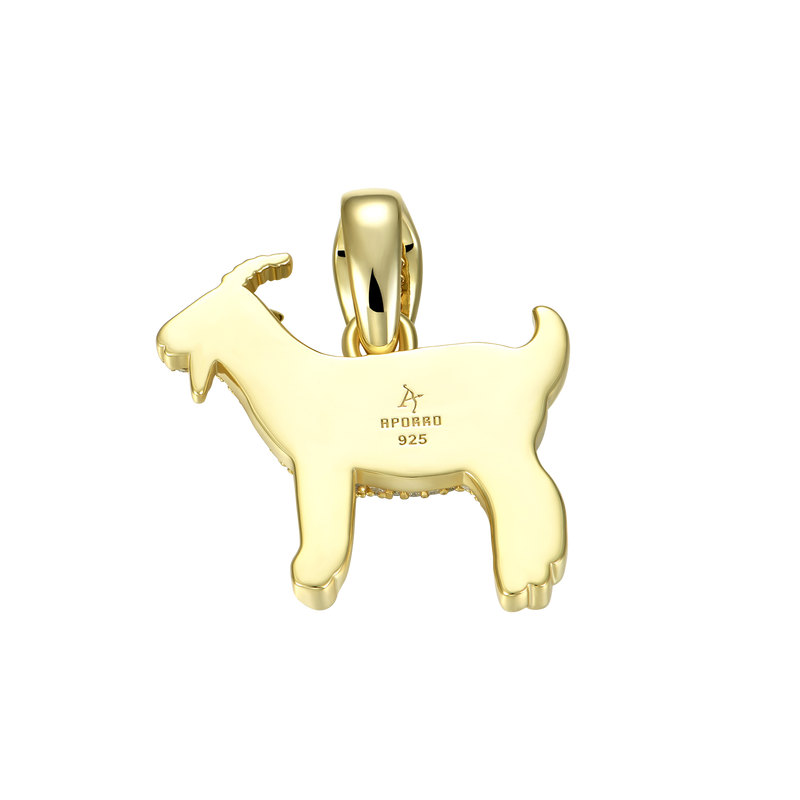 Moissanite G.O.A.T Pendant - APORRO