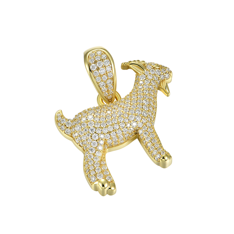 Moissanite G.O.A.T Pendant - APORRO