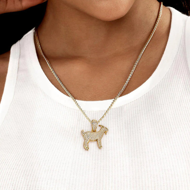 Moissanite G.O.A.T Pendant - APORRO