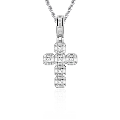 Cluster Cross Pendant