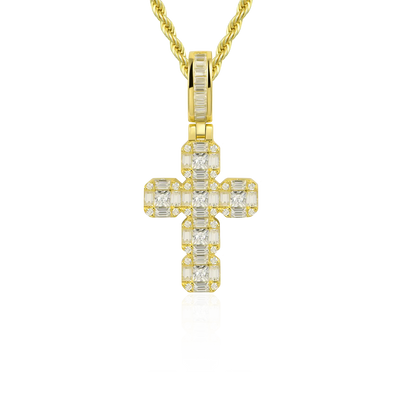 Cluster Cross Pendant