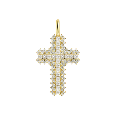 Flooded Cross Pendant