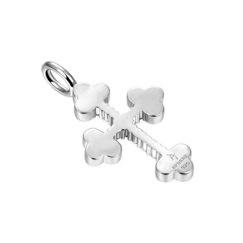 Moissanite Bottoni Cross Pendant - APORRO