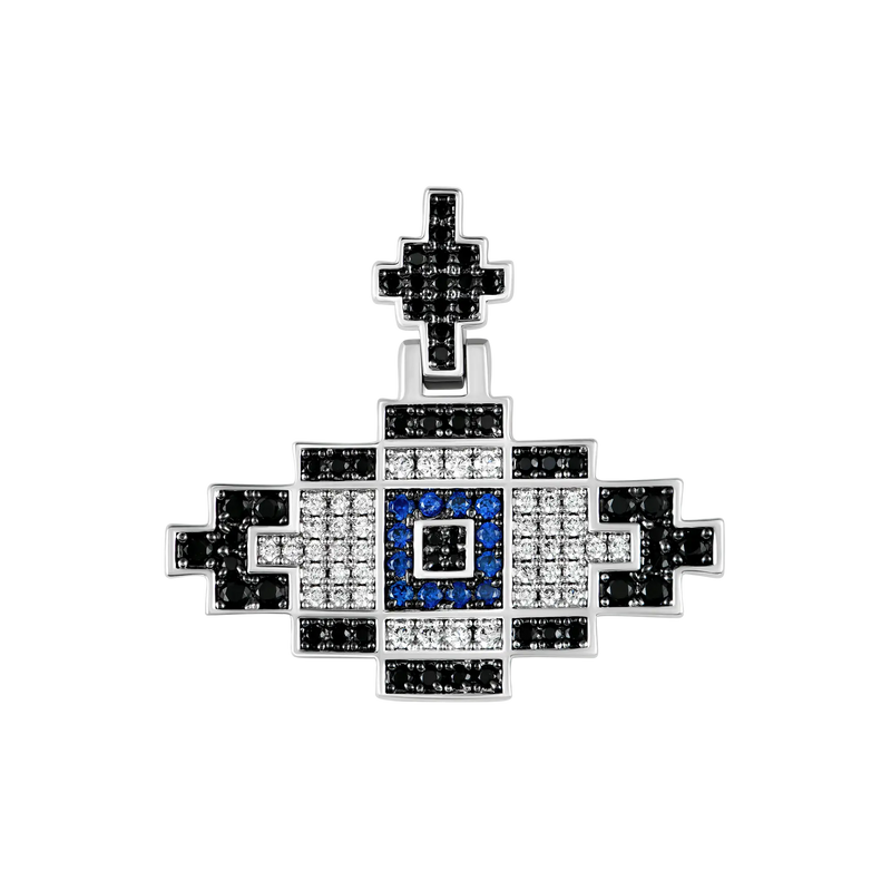 Retro Pixel Evil Eye Pendant - APORRO