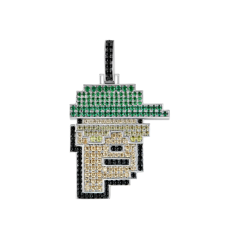 Retro Pixel Rapper Pendant - APORRO