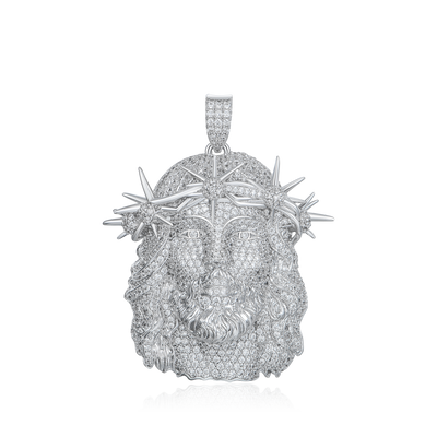Jesus Piece Iced Pendant - 38mm