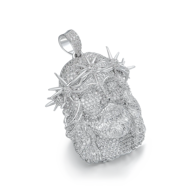 Jesus Piece Iced Pendant - 38mm