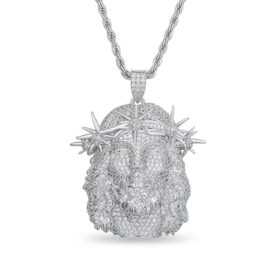 Jesus Piece Iced Pendant - 38mm